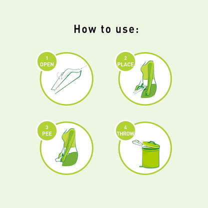 PeeBuddy Funnels Portable Female Urination Device | Disposable Female Urinal Funnel | Travel, Camping, Hiking and Outdoor Activities | Discreet and Compact Stand and Pee Funnel for Women, Girls