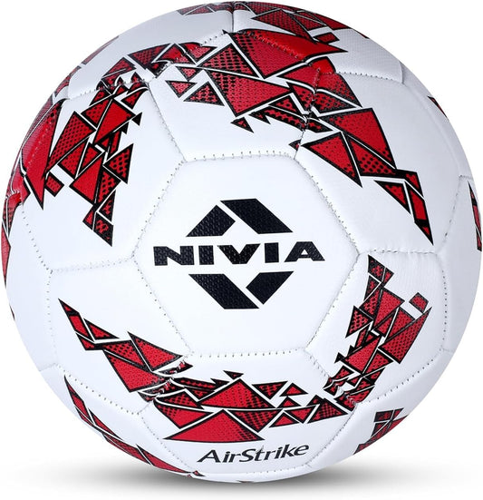 NIVIA Air Strike Football - Size:5 (White) | 80080WH