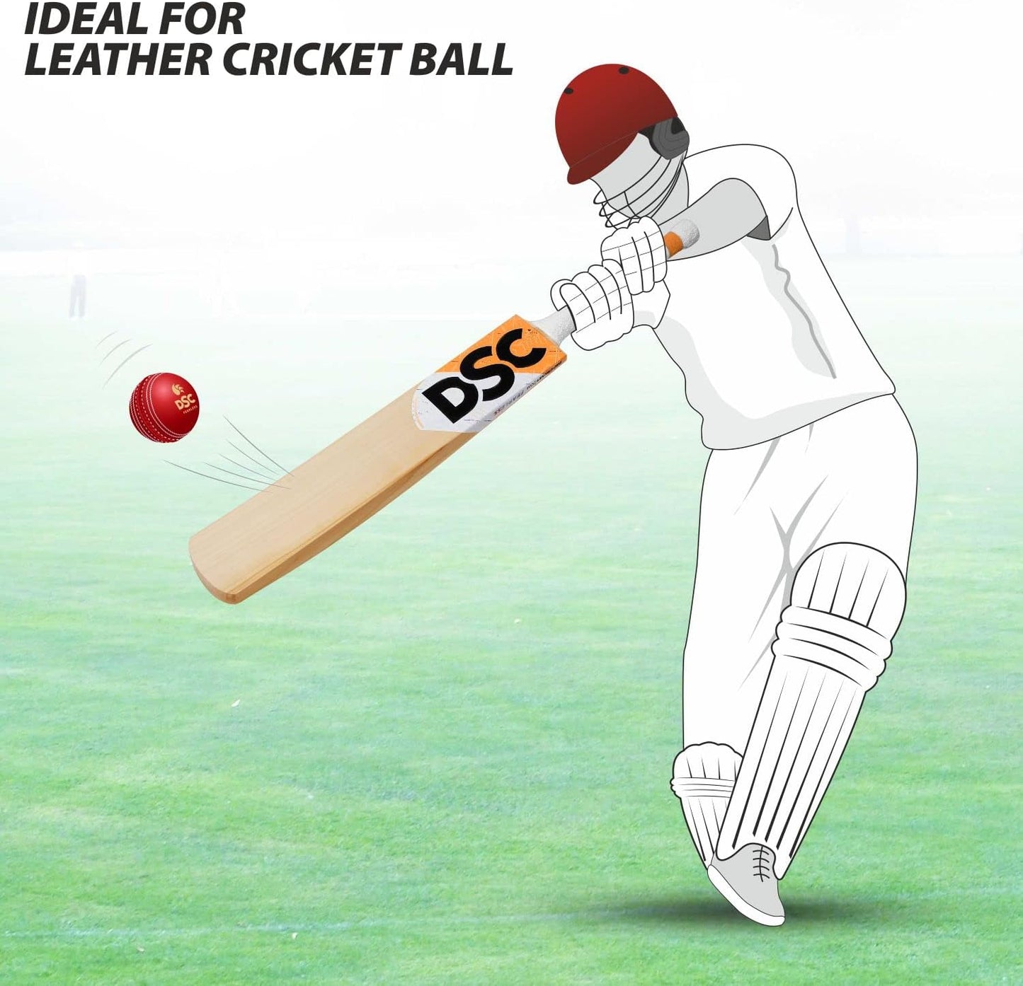 DSC PRO KRUNCH SERIES ENGLISH WILLOW CRICKET BAT - MENS