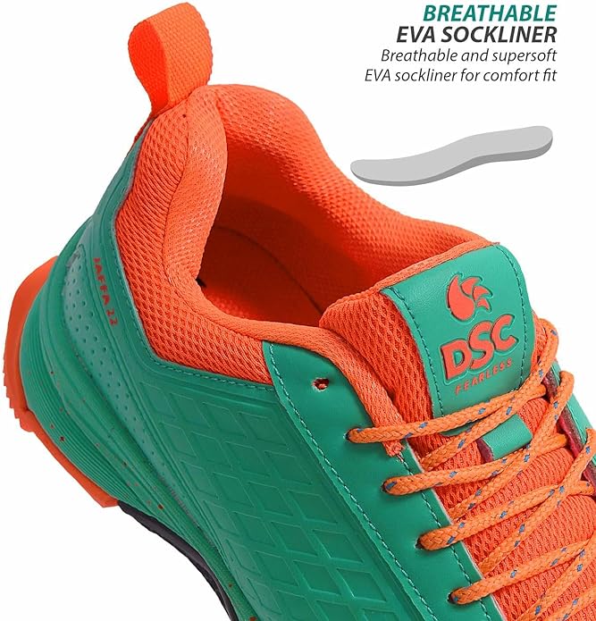 DSC Men's Jaffa 22 Cricket Shoes, Spikes