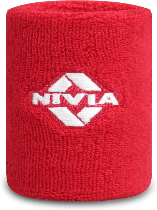 NIVIA WRIST BAND WB01 RED - SMALL