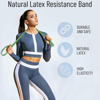 Everlast Latex Resistance Band Exercise Band, Perfect for Mobility, Body Stretching, Powerlifting, Home Workout, Fitness Training Loop Bands for Men & Women