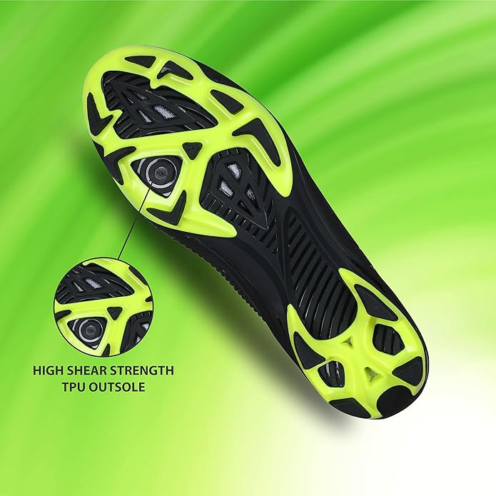 Nivia Dominator 2.0 Football Shoes | Thermoplastic Polyurethane | PVC sole | Lace-Fastening | Padded Footbed