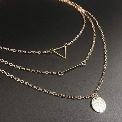 YouBella Stylish Trendy Multi Layer Jewellery Gold Plated Multi Strand Necklace for Women (YBNK_5785, Golden)