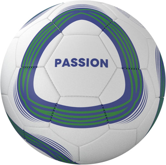 Rayo Passion Machine Stitched Football of Size 5 | Material : PVC | Multicolor | This Lightweight 1.4 MM Thickness Intermediate Football is for Training Purpose | For Men and Women