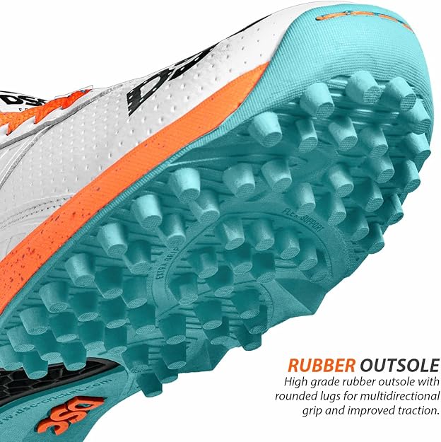 DSC Jaffa 22 Cricket Shoes | For Boys and Men | Eva Sock Liner | Lightweight Outsole | Durable