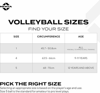 NIVIA 472 Rubber Volley Ball for Men & Women (Yellow/Blue, Size-4) | Material-Rubber | Air Retention and High Bounce | Rubberized Stitching | Ideal for Training | Indoor | Soft