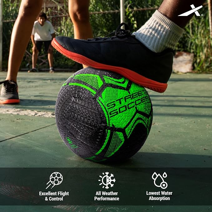 Vector X Street Soccer Rubber Moulded Football