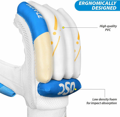 DSC Condor Ruffle Leather Cricket Batting Gloves