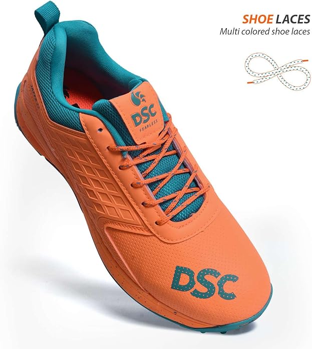 DSC Men's Jaffa 22 Cricket Shoes, Spikes