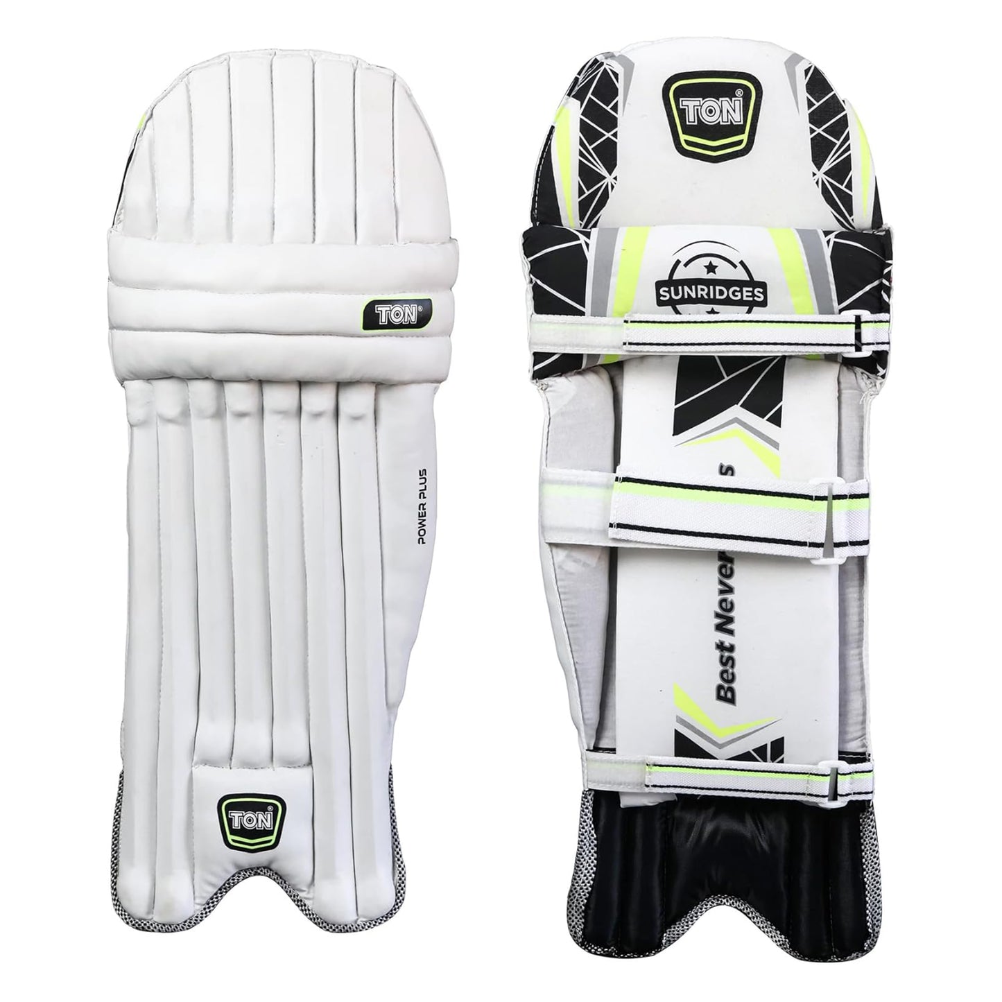 SS TON Power Plus Cricket Batting Pad | Multicolor | Size: Men | Closure Type: Hook and Loop | For Left-Hand batsman