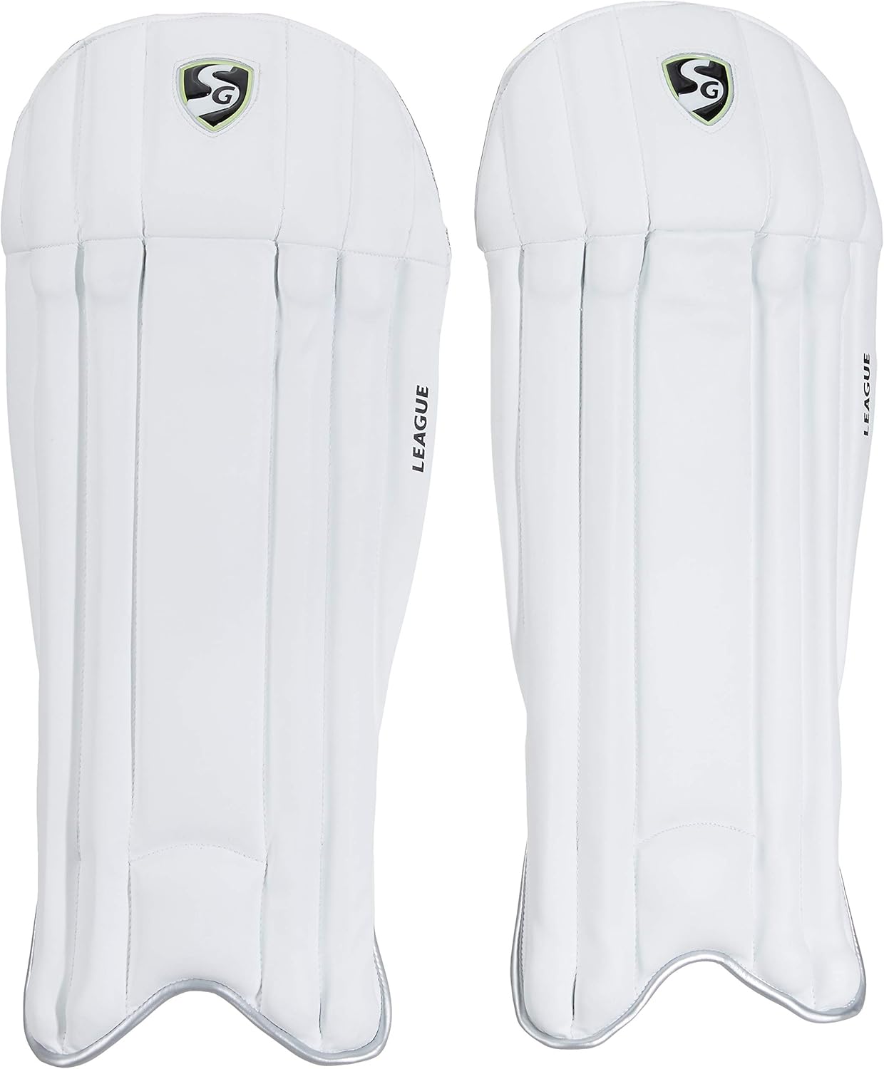 SG League Wicket Keeping Leg Guards | Leg Protection for Cricket | Cricket Safety Gear | Accessories | Cricket Pads | Batting Leg Armor