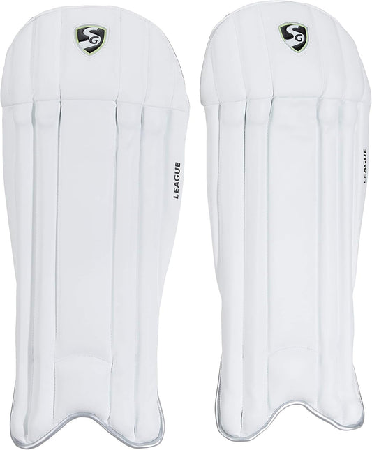 SG League Wicket Keeping Leg Guards | Leg Protection for Cricket | Cricket Safety Gear | Accessories | Cricket Pads | Batting Leg Armor