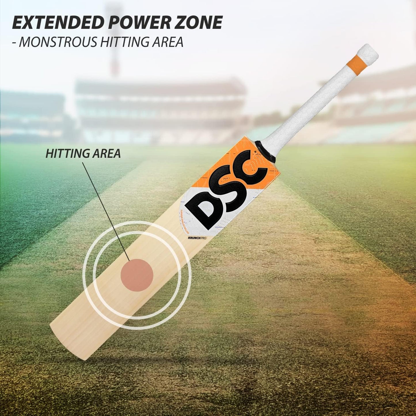 DSC PRO KRUNCH SERIES ENGLISH WILLOW CRICKET BAT - MENS