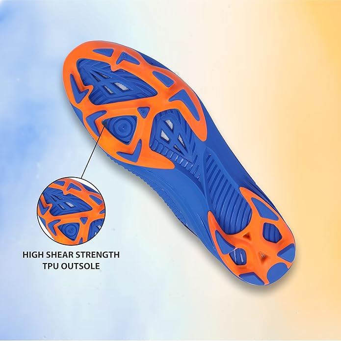 Nivia Dominator 2.0 Football Shoes | Thermoplastic Polyurethane | PVC sole | Lace-Fastening | Padded Footbed