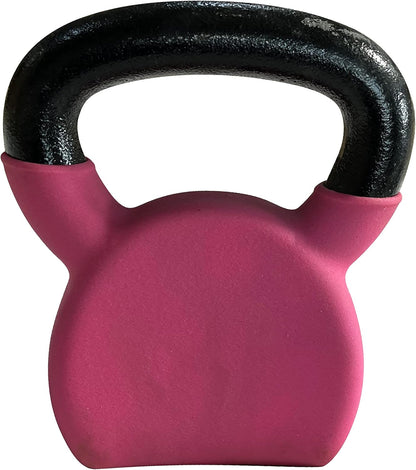 anythingbasic ab. Premium Cast Iron, Vinyl Half Coating Kettle Bell for Gym and Workout