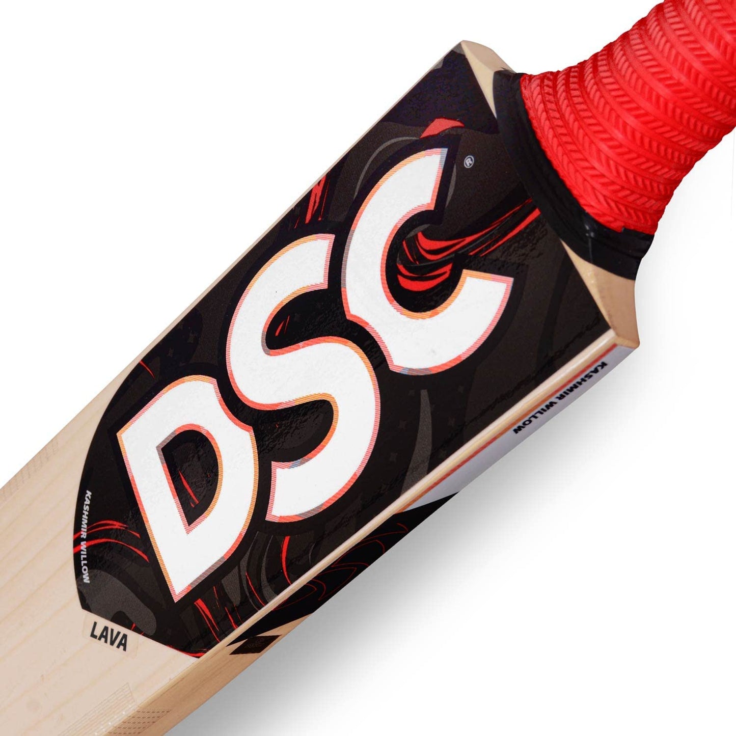 DSC Lava Kashmir Willow Short Handle Cricket Bat, Size - 5