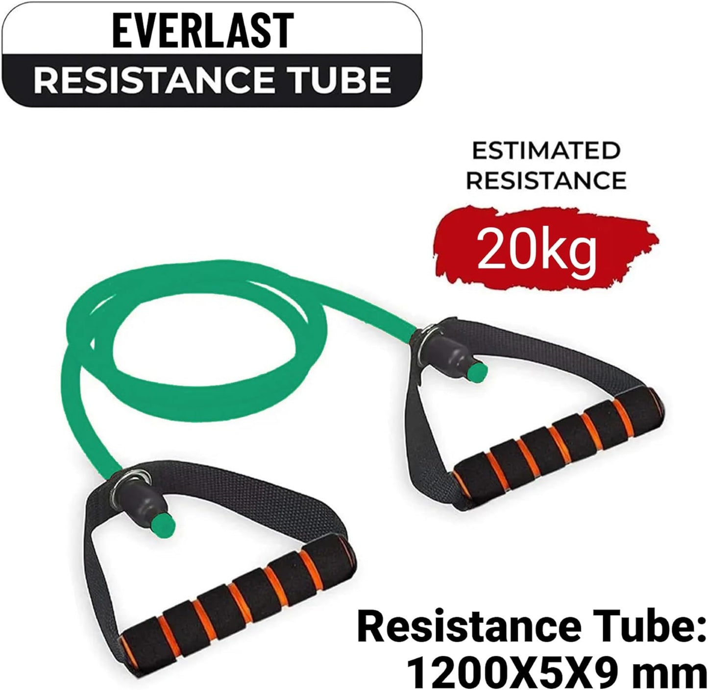 Everlast  Resistance Tube 1200x5x9 Mm Green