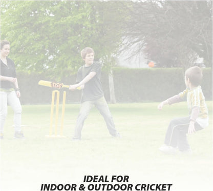DSC Phoenix Plastic Cricket Bat with PVC Ball for Kids | Durable & Lightweight | Comfortable Grip | Ideal for Tennis and Gully Cricket