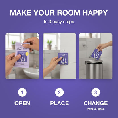 Godrej AER Pocket Bathroom Fragrance  (Bright Tangy Delight)