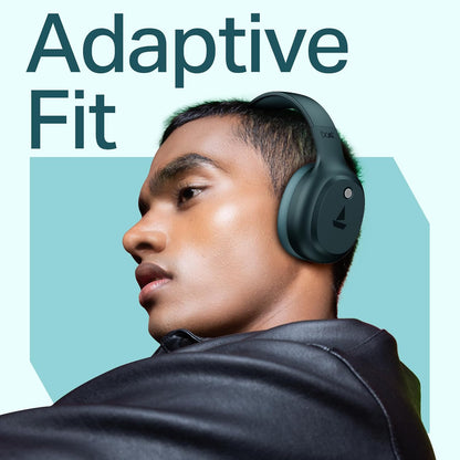 boAt Rockerz 421 Wireless Bluetooth Headphones (2025 Launch) | 40H Battery, 40mm Drivers, 40ms Low Latency Gaming Mode, ENx Mic Technology, Bluetooth v5.4, Integrated Controls(Bold Blue)