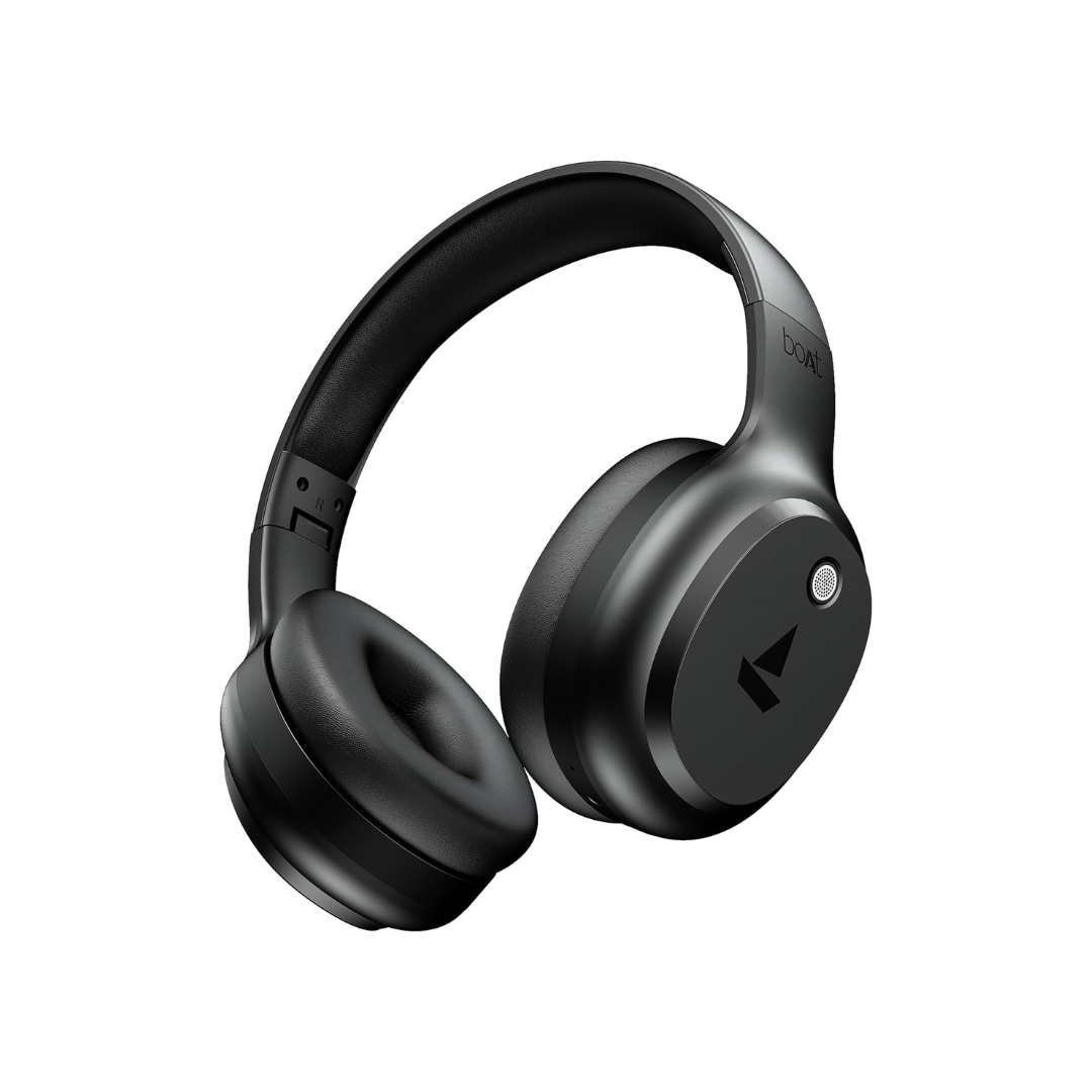 boAt Rockerz 421 Wireless Bluetooth Headphones (2025 Launch) | 40H Battery, 40mm Drivers, 40ms Low Latency, ENx Tech Mic, BT v5.4, On-Ear Controls (Black Sabre)