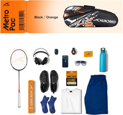 HUNDRED Metro Pack Badminton Kit-Bag (Size L)