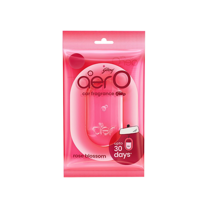 Godrej aer O – Hanging Car Air Freshener | Car Accessories | Rose Blossom (7.5g)