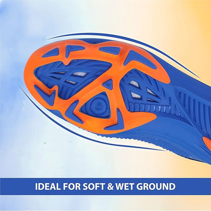 Nivia Dominator 2.0 Football Shoes | Thermoplastic Polyurethane | PVC sole | Lace-Fastening | Padded Footbed