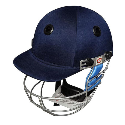 SS Gutsy Cricket Helmet | Navy Blue | Size: Small | For Men & Boys | Mild Steel Grill | Eva Padding