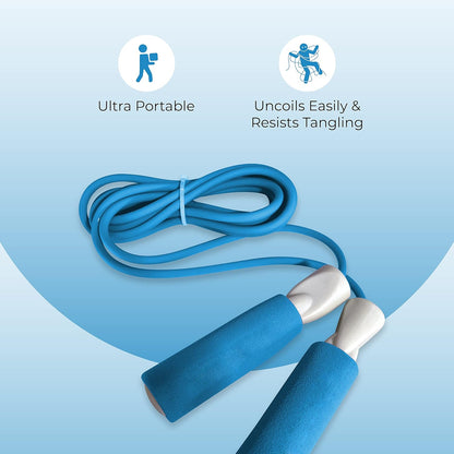 anythingbasic ab. Jump Rope, Skipping Rope with Compact Design, Ergonomic Handles for Men and Women