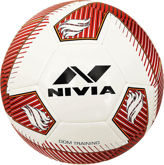 Nivia Training ‎PU Football | Machine Stitched | 32 Panel | TPU top Layer | Soccer Ball | Butyl Bladder Core