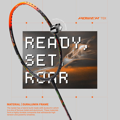 Hundred POWERTEK 1000 PRO-Strung Badminton racquet