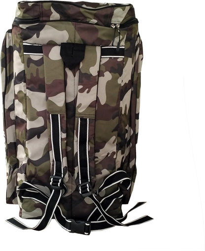 SS Camo Duffle Cricket Kit Bag | Size: Large | Light Weight with Attractive Design | Weather-Resistant | Spacious Storage | Comfort | Stylish and Sporty | Shoulder Straps