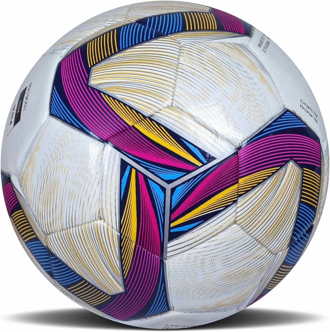 Nivia Ashtang Football, Size 5 (White/Black/Brown) | 8521