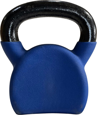 anythingbasic ab. Premium Cast Iron, Vinyl Half Coating Kettle Bell for Gym and Workout