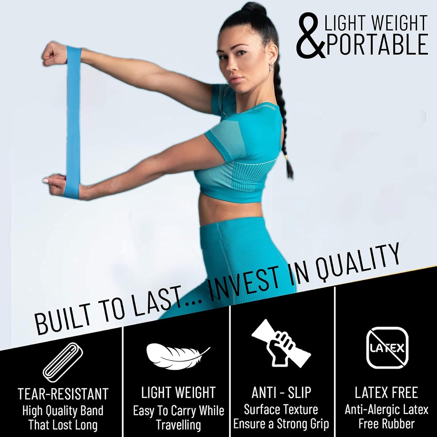 Everlast Aerobic Band Exercise Band for Gym for Women & Men