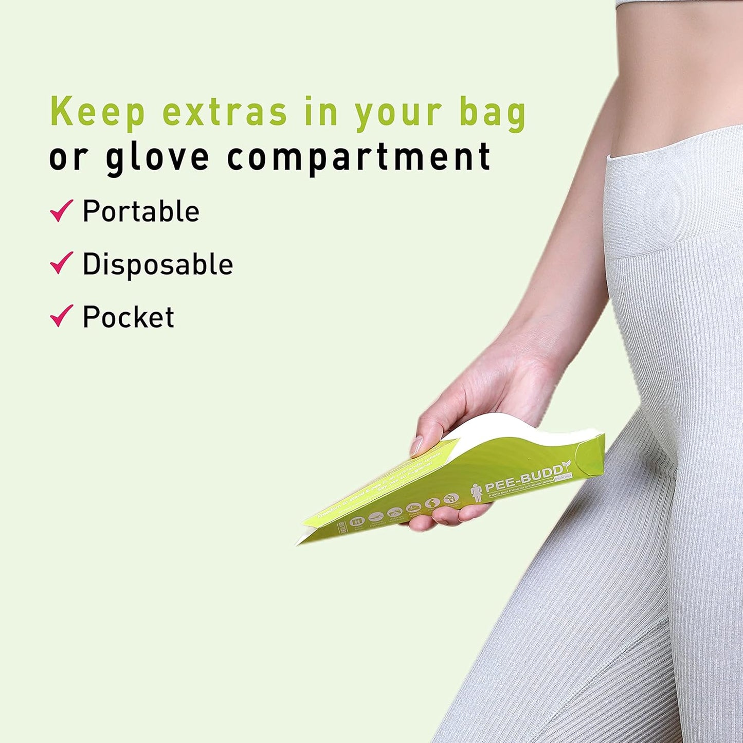 PeeBuddy Funnels Portable Female Urination Device | Disposable Female Urinal Funnel | Travel, Camping, Hiking and Outdoor Activities | Discreet and Compact Stand and Pee Funnel for Women, Girls