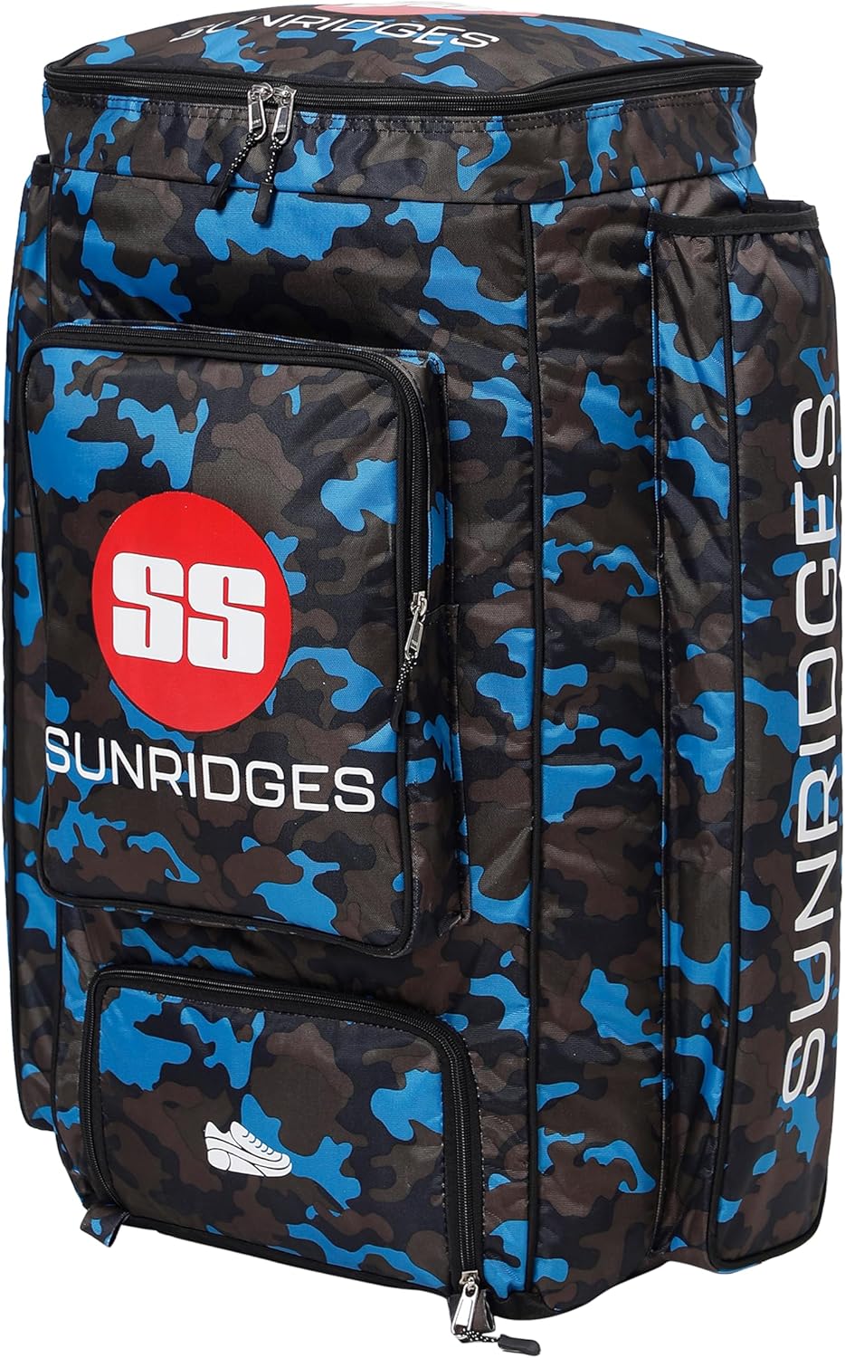 SS Camo Duffle Cricket Kit Bag | Size: Large | Light Weight with Attractive Design | Weather-Resistant | Spacious Storage | Comfort | Stylish and Sporty | Shoulder Straps