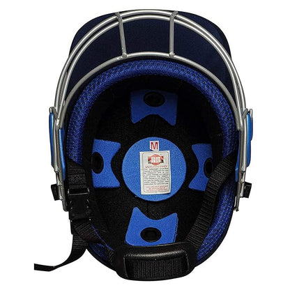 SS Gutsy Cricket Helmet | Navy Blue | Size: Small | For Men & Boys | Mild Steel Grill | Eva Padding