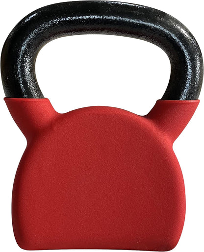 anythingbasic ab. Premium Cast Iron, Vinyl Half Coating Kettle Bell for Gym and Workout