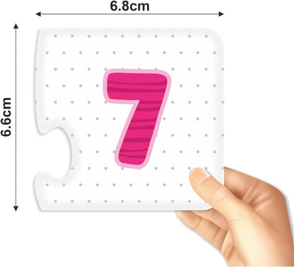 Webby 2-Piece Learning Pack Jigsaw Puzzles for Kids – Educational Addition, Subtraction, Counting & Front-Back Matching Toys pack of 3