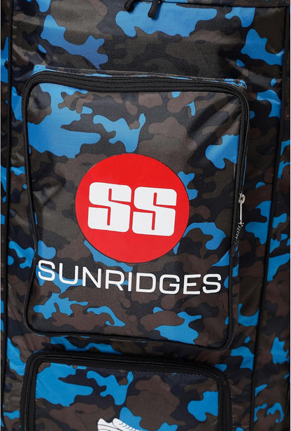 SS Camo Duffle Cricket Kit Bag | Size: Large | Light Weight with Attractive Design | Weather-Resistant | Spacious Storage | Comfort | Stylish and Sporty | Shoulder Straps