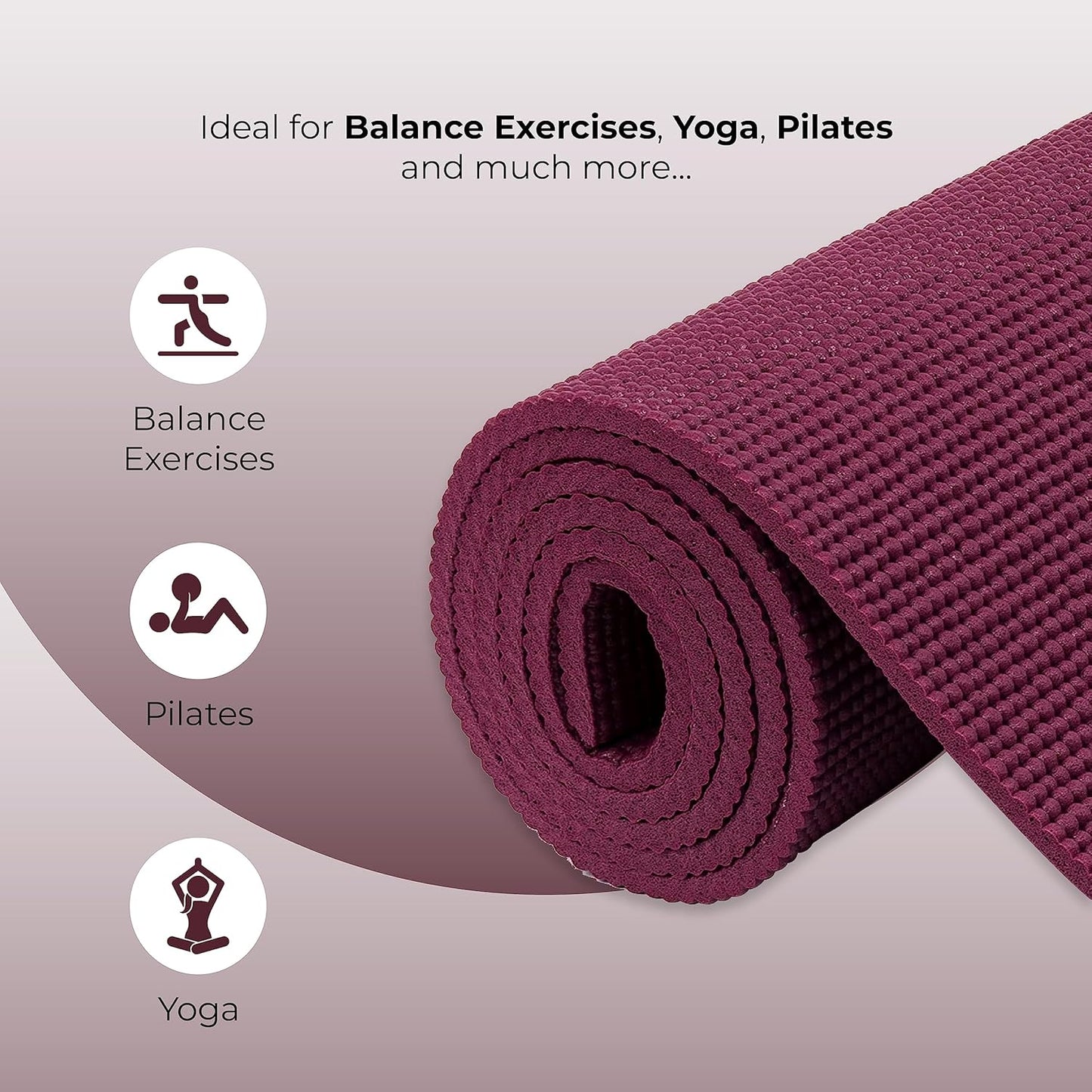 Ab. Premium German Technology Powered Yoga Mat of Thickness 8 mm |