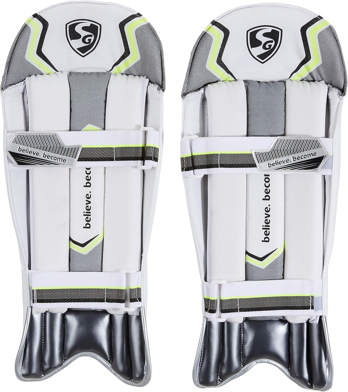 SG League Wicket Keeping Leg Guards | Leg Protection for Cricket | Cricket Safety Gear | Accessories | Cricket Pads | Batting Leg Armor