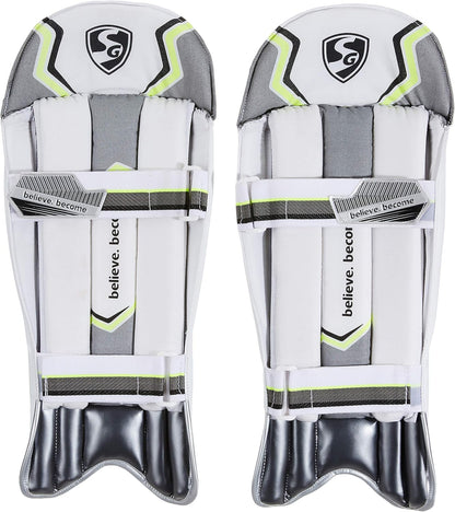 SG League Wicket Keeping Leg Guards | Leg Protection for Cricket | Cricket Safety Gear | Accessories | Cricket Pads | Batting Leg Armor