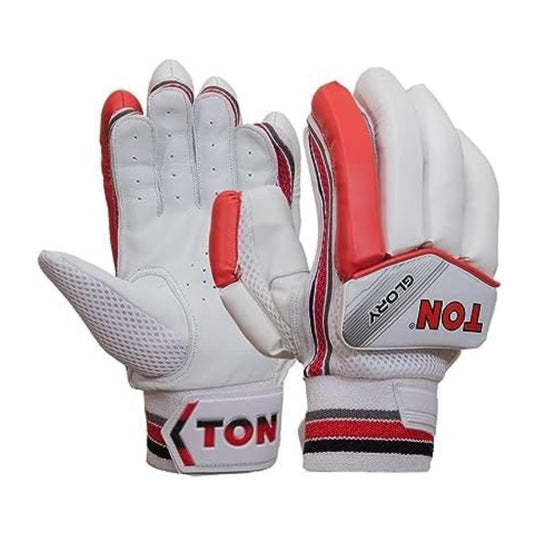 SS TON Glory Cricket Batting Gloves | Multicolor | Size: Boys | For Left-Hand Batsman