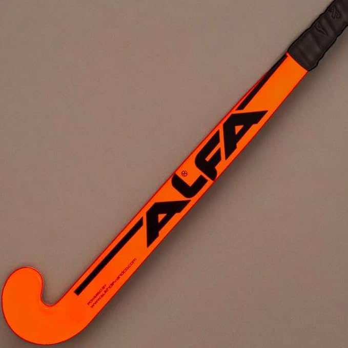 ALFA Y-30 Junior Hockey Stick | Material: 10% Carbon | Gender: Unisex | Lightweight & Flexible | Advanced Grip | High Durability | Precision Control | Speed & Agility