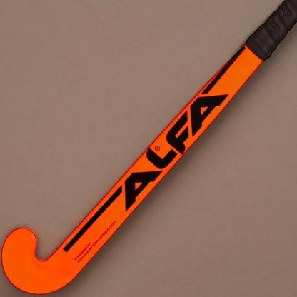 ALFA Y-30 Junior Hockey Stick | Material: 10% Carbon | Gender: Unisex | Lightweight & Flexible | Advanced Grip | High Durability | Precision Control | Speed & Agility