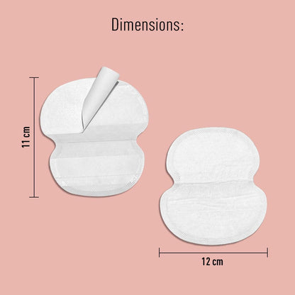 Sirona Disposable Underarm Sweat Pads | Ultra-Thin, Soft & Rash-Free Antiperspirant Shields | Absorbent Odour Blocker, Stain-Free Protection | Ideal for Hyperhidrosis | Pack of 24 Pads